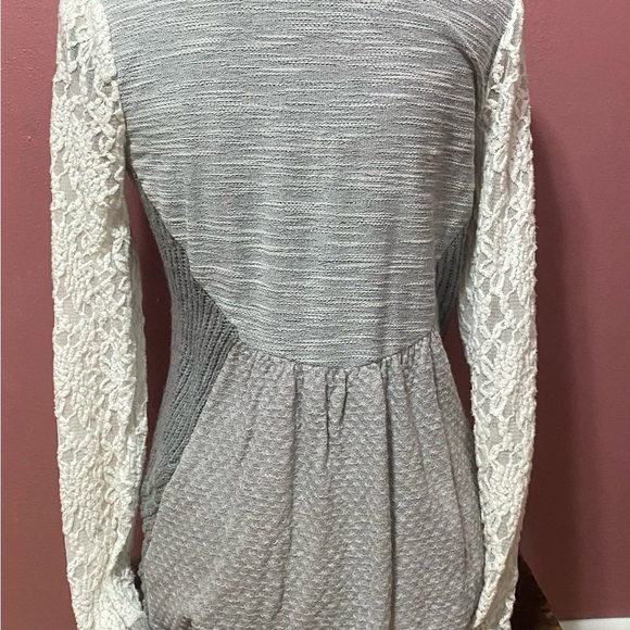 Vintage Free People Med Lace Top - Picture 2 of 6